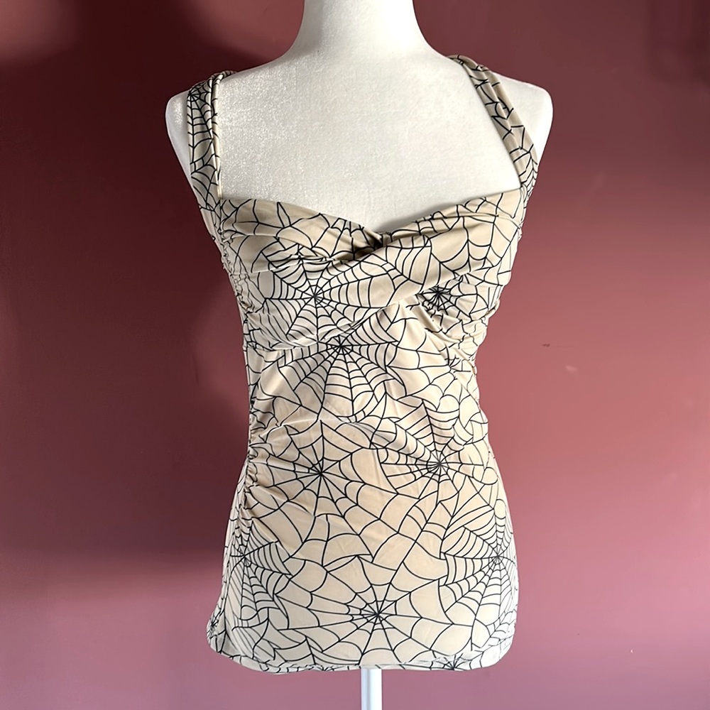 The Oblong Box Shop Spider Web Top